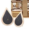 Schmuckbeutel Taschen Tropfenform Holz Armbänder Halsketten Display Halter Organizer für Shop Home Ornamente Edwi22