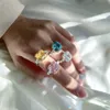 オリジナルデザインパーティーリングレアル925スターリングシルバーCZダイヤモンドリングヨーロッパアメリカンブリンハイ8aジルコン結婚指輪婚約ジュエリー女性の女の子愛の贈り物