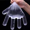 Einweghandschuhe Kunststofffolie Transparente Handschuhe Housekeeping Küche Arbeitshandschuhe Hygiene Gartenreinigungshandschuhe 100 Teile/los ZYQ445