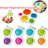 Baby Fidget Simple Dimple Sensory Toys Bubble Board Vroege Educatief Speelgoed voor Peuter Kids Volwassen Antistress Decompression Toys