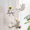 Nordic Ev Dekorasyon Aksesuarları Oturma Odası Masası Dekor Heykelcik Minyatürleri Astronot Dekoratif Figürler Heykelcik Astronot 211122