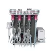 9 In 1 Unoisetion Cavitation Radio Frequency Slimming Machine Skin Tightening Vacuum Cold Photon Laser 6 big 2 small Cellulite Removal