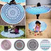 Strand mat kwasten rand ronde deken strand handdoeken afgedrukt picknick camping mat outdoors sport pool vrije tijd yoga pads deken