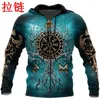 Yggdrasil - NORENE TREE OF LIFE SIMBOLO VIKING SIMBOLO 3D FUNSHIE stampato 3D Harajuku Streetwear Pullover UNISEX CASCOLA CASASI SULLA SUDIE 201104