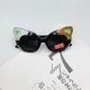 Kinder Cartoon Sonnenbrille 2022 Kinder Katze Ohren Rahmen Sonne Brillen niedlich Europa Amerika Stil Jungen Mädchen Strand Adumbral Brille D210