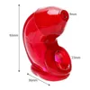 Nxy Cockrings Reusable Penis Sleeves Condom Ring Cock Cage Extension Male Chastity Device Sex Toys for Men Adult Game Go Out Wear 1206