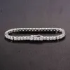 Luxe massief zilver 925 armbanden gemaakt Moissanite diamant tennis armband voor vrouwen mannen bruids bruiloft fijne sieraden
