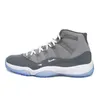 Top Jumpman 11 11s män kvinnor basketskor uppfödda Concord Cool Grey UNC Athletic Mens Trainers Sports Sneakers Storlek 5.5-13