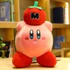 Game Kirby Adventure Kirby Plush Toy Chef Strawberry Style Soft Doll Stuffed Animals Toys for Children Birthday Gift Home Decor7779281