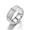 Eheringe Edelstahl Diamantring Original 925 Sterling Silber für Jugendliche Frauen 2021 Trend Signet-Ring-Set von Männern