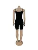 Body Bodycon Romper Kvinna Jumpsuit Kvinna Gym Kläder Sexig Klubb Bodysuit Shorts Casual Playsuit Overaller för Kvinnor Kläder 210525