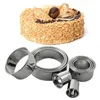 Baking & Pastry Tools 11pcs/set Stainless Steel Round Cookie Biscuit Cutters Circle Metal Ring Molds For Fondant Cake DIY