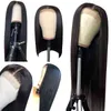 Top qualité Hd avant 66 fermeture 44 perruque 100 cheveux humains brésiliens pré-plumés dentelle Wig3565298