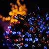 100 LED Solar Fairy Lights Outdoor Lighting Waterproof Patio String Garland Garden Light Christmas Party Home Decor Y200603