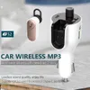 G52 Carregador de carro USB FM Transmissor Bluetooth 5.0 FM Modulator Headset Wireless AUX Audio Privacy Protection Chargers Fast