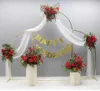 5 pièces décoration extérieure de mariage de pelouse réception support de panneau d'affichage de bienvenue cadre de porte arrière-plans arc de fleur plinthe Table anniversaire support de ballon étagère d'affichage florale