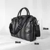 HBP AETOO Valigetta business casual in pelle di vacchetta abbronzante, borsa per computer, retrò portatile, borsa a tracolla alla moda da uomo