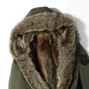 Casaco de revestimento de couro de couro masculino parka 2022 jaqueta de inverno homens de gola de pele de raccoo de luxo de luxo de luxo MG-2908202 MY2806