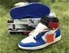 Union LA x 1 High OG NRG White Storm Blue Varsity Red Wolf Grey Scarpe da basket Uomo 1s Sneakers