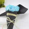 Gift Wrap 50pcs DIY Bouquet Kraft Paper Handmade Flower Box Folding Card For Package,