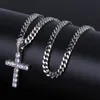 Hänge halsband alliceononou isas ut ankh hip hop cross halsband juvelen set kubansk kedja kvinnor present länk kvinnlig shiny4731189