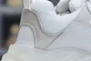 Sapatos casuais masculinos femininos Paris de alta qualidade Triple S Tênis de sola transparente Dad Shoe Sneaker Oversized White Black Runners Chaussures