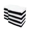 Torchon en coton super absorbant chiffons d'essuyage doux treillis conçu salle de bain cuisine thé bar serviettes maison verre chiffon de nettoyage des mains 30 * 30CM / 12 * 12INCH JY0771