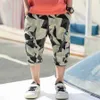 Camouflage Shorts Boy Summer Casual Cotton Kids Short Pants Children Trousers for Teenager 110-170 210723