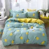 4PCS sängkläder bomullsuppsättning Super King Duvet Cover Set Fashion Bed Sheet Grey Polyester Duvet Cover King Size Luxury Bedding Sets 97 V2