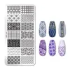 QualityPICT YOU Nail Stamping Plates Texture Series Template Nail Design Stamp Stencil Tools Stainless Steel Nail Art Image Plate