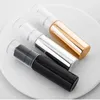 100pcs 10/15/20ml Press Lock Clear Glass Roll On Bottles Essential Oils Roller Bottle Perfume Vials