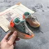 AOGT Bahar Bebek Ayakkabıları Erkek Kız Nefes Örme Örgü Yürüyor Moda Bebek Sneakers Yumuşak Rahat Çocuk 211022