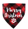 Dog Bandana Christmas Triangle Scarf Xmas Dogs Cats Kerchief for Small Medium Pet Costume Accessories Decoration