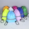 Trekkoord Rugzak tas met reflecterende strip Cinch Sack Rugzak voor school Yoga Sport Gym Reizen RRA11387