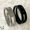 Alyx 1017 9sm bangles alyx metal fivela pulseira com tag com caixa de transporte rápido Q0717