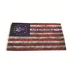 Amerika stjärnor och ränder Polisflaggor 2: a ändringsförslag Vintage amerikanska flaggan Polyester USA Confederate Banners Cyz3272 Ocean Freight