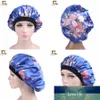 Hot Femmes Dames Imprimé Floral Élastique Large Soie Satin Bonnet De Sommeil Chapeau Bande Bonnet Bain Douche Soins Des Cheveux Wrap Nouveau Prix Usine Conception Experte Qualité Dernière