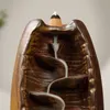 Novidade Itens Zen Rivers Mountain River Handicraft Incenso Titular Coletivo Cerâmica Backflow Cachoeira Smoke Queimador Home Decor FAS6