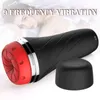 NXY Sex Masturbators Män Automatisk Man Onani Cup Elektrisk Masturabator Vibrerande Leksaker För Sucks Artificial Vagina 1208