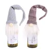 Christmas Red Wine Bottle Cover Decoration Nordic Santa Claus Champagne Set Hotel Restaurant Christmas Decorations w-00925