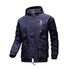Men Autumn Winter Plus Size 5Xl Jacket Hooded Windproof Loose Sports 100% Nylon Hong Kong Version Tooling Wind 211214