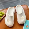 2022 Women Sandals Summer Soft Sole Trend Shoes Chunky Hole Personality Slipper Bathroom Flat Soft Flip Flops Beach Cozy Slides Y1120