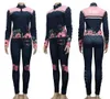 Moda Bayan Eşofman 2 adet Kadın Set Jppging Suit Spor Rahat Uzun Kollu Üst Kazak Pantolon Kadın Iki Parçalı Setler Bayan Giyim Mujer S-2XL