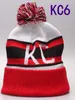 KC Beanie Mens Womens Sideline Knit Hat Football Skull Caps Autumn Winter Cuffed Hats Sport Pom Beanies5579617