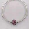 ciondoli fai da te per malocchio kit per creare gioielli cuore d'amore Pandora bracciali da spiaggia in argento sterling braccialetto da donna catena collana con ciondolo perline regalo di compleanno 792036NCC