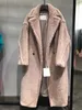 100% alpaca real casaco de pele mulheres inverno terno gola longa natureza pelúcia urso casacos de pele casaco feminino fêmea pele genuína jaqueta cj191213