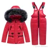 2019 Russia Kids Winter Jacket Coat Waterproof Overalls For Children Baby Boy Girl Clothes Snowsuit Toddler Parka Down Jacket5092747