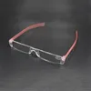 Occhiali da sole Brand Brand Lettura occhiali da matita Cassa in metallo Telaio per occhiali da vista Donne Uomo Box Portable Pen Box Presboopic Hyperopia Oculos