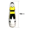 Outdoor Games 2.0m 1.8m 1.6m 3 Grootte PVC Opblaasbare Voetbaltraining Doelman Tumbler Air Soccer Dummy Mannequin Kinderen Volwassen Strafapparatuur