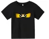 New Summer Children039S 의류 면화 소년 소녀 Tshirt legoe Ninjago Cartoon Kids Tops Tee Short Sleeve 416y Tshirt5008429